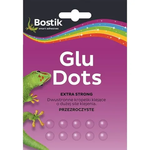 Kropelki klejące BOSTIK mocne GLU STRONG 64szt. /GLU DOTS/