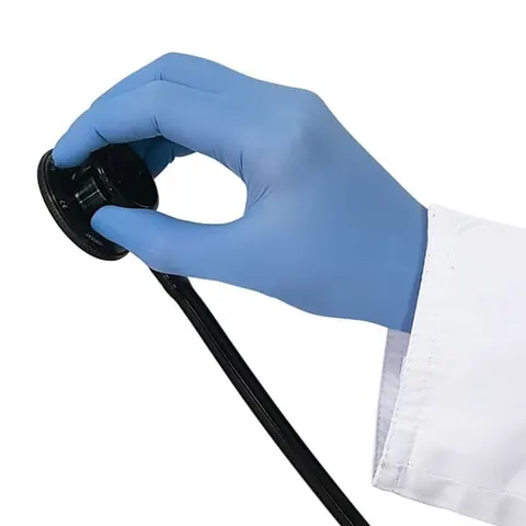 Rękawiczki nitrylowe bezpudrowe rozmiar XL easyCARE 100 szt. niebieskie