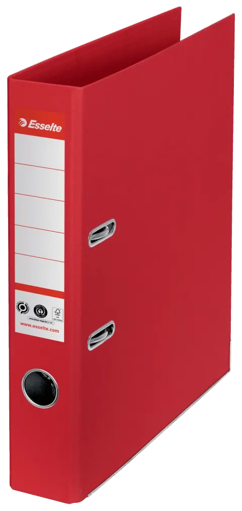 Segregator A4/50mm No.1 czerwony 627575 ESSELTE Neutral CO2