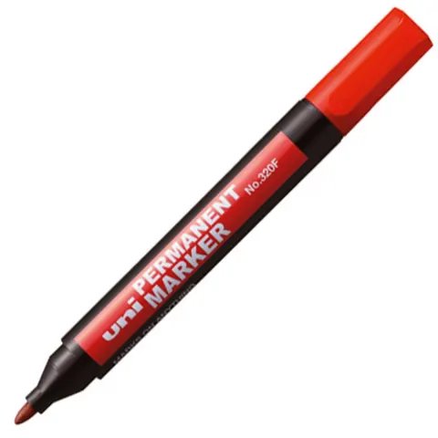 Marker permanentny UNI 380B (czerwony)