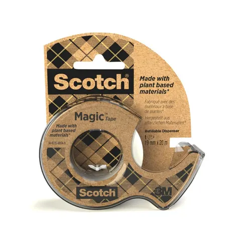Taśma klejąca z dyspenserem Scotch Magic ekologiczna 19 mm x 20 m