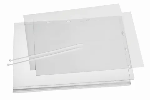 Kieszeń wodoodporna z opaską ściągającą A3 DURABLE transparentna 5szt. /502819/