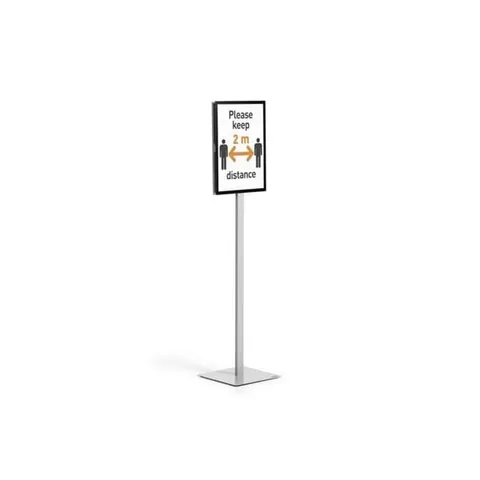 Stojak podłogowy A3 DURABLE INFO STAND BASIC antracytowy 1szt. /501357/
