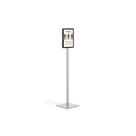 Stojak podłogowy A4 DURABLE INFO STAND BASIC antracytowy 1szt. /501257/