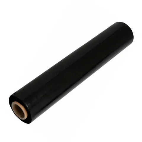 Folia stretch czarna 1,25 kg netto +/- 3%