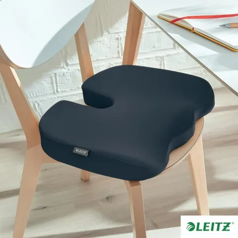 Ortopedyczna poduszka na krzesło Leitz Ergo Cosy szara 52840089