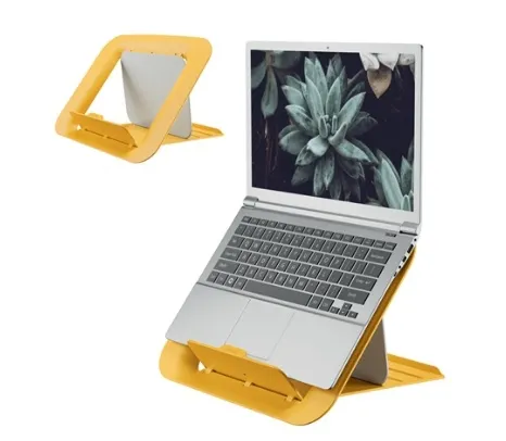 Regulowana podstawka pod laptopa Leitz Ergo Cosy ciepły żółty