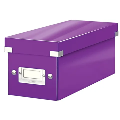 Pudło LEITZ CLICKSTORE na CD WOW fioletowe /60410062/
