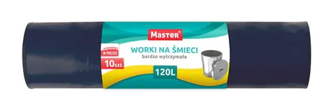 Worki na śmieci 120L / 10 sztuk / MASTER S022
