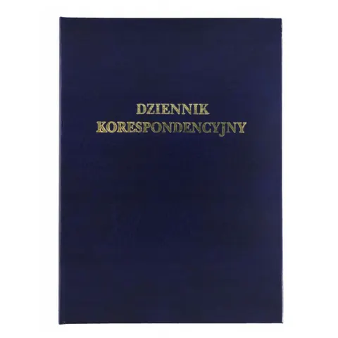 Dziennik korespondencyjny A4 96k Granatowy Barbara