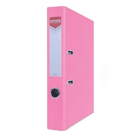 Segregator Officer Office Products okuty A4 PP 55mm różowy