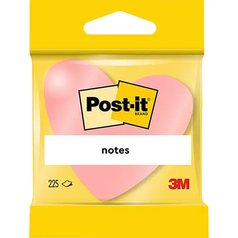 Notes samoprzylepny serce 225 kartek 2007h mix kolorów 3M POST-IT /3M-ft510076563/