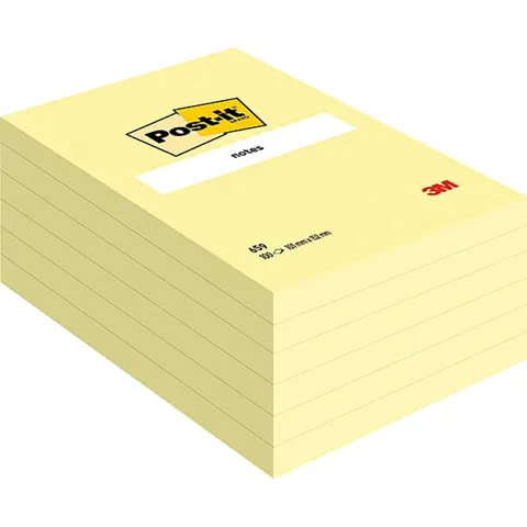Karteczki samoprzylepne Post-it XXL 152 x 102mm żółte 100 szt.