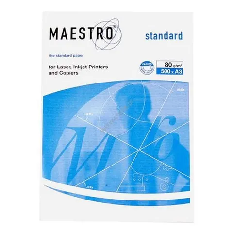 Papier ksero biały A3/80 klasa C CIE146 Maestro Standard/Happy Office