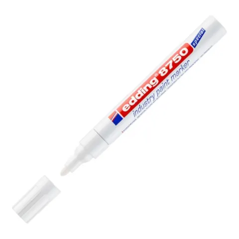 Przemysłowy marker olejowy Edding e-8750 biały