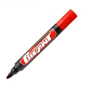 Marker permanentny okrągły 1,5-2,5mm KAMET GIGANT okrągły czerwony