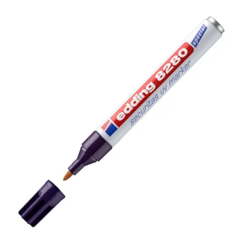 Marker Edding e-8280 widoczny w promieniach UV