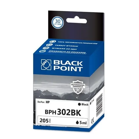 Tusz HP F6U66AE BPH302BK BLACK POINT czarny
