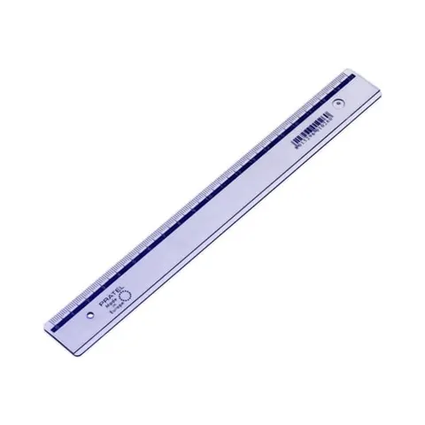 LINIJKA 20cm TRANSPARENTNA PRATEL