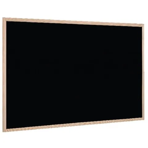 TABLICA KREDOWA RAMA DREWNIANA 60x90 BI-OFFICE CZARNA