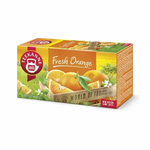 Herbata owocowa kopertowana TEEKANNE FRESH ORANGE świeża pomarańcza 20szt /72322/