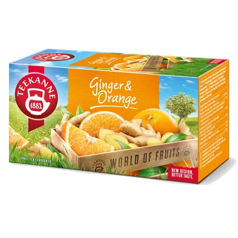 Herbata owocowa kopertowana TEEKANNE fresh Orange Ginger 20szt. -44407-