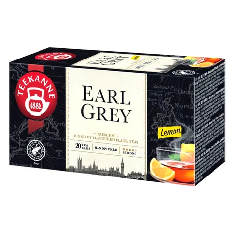 Herbata czarna kopertowana TEEKANNE Earl Grey Lemon 20szt. -41014-