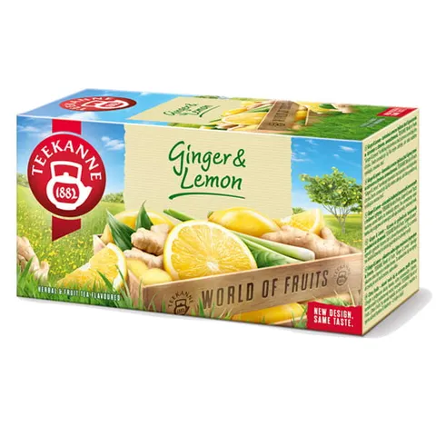 Herbata owocowa kopertowana TEEKANNE GINGER LEMON imbir z cytryną 20szt