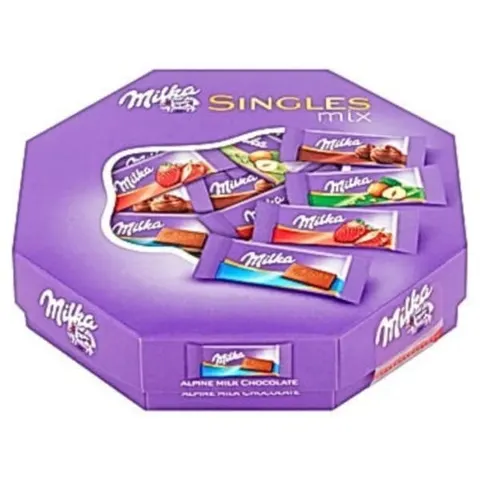 Czekoladki MILKA SINGLES MIX 138g