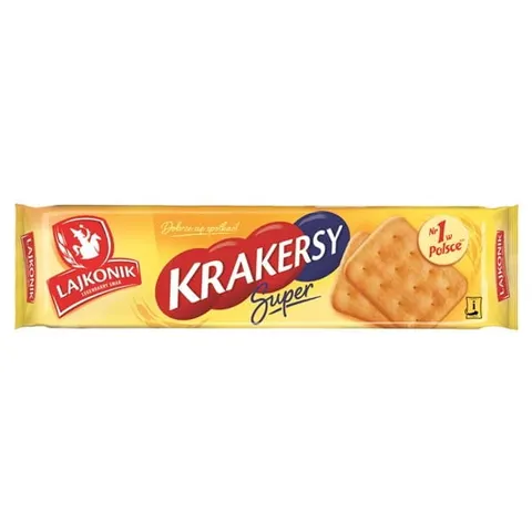 Ciastka krakersy LAJKONIK SUPER 180g