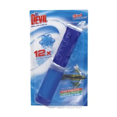 Krążek żelowy do toalety DR DEVIL 75ml MORSKI NIEBIESKI 1szt.