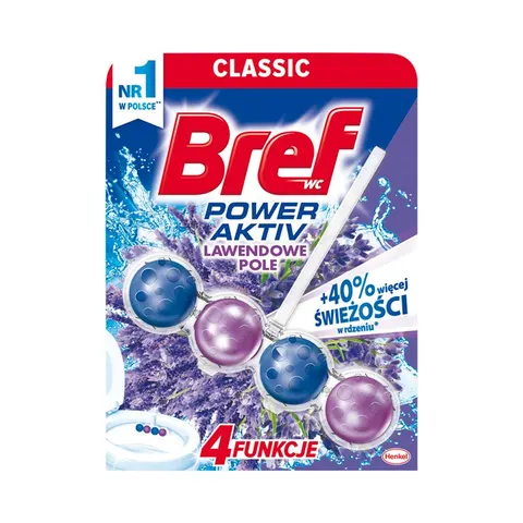 Zawieszka do WC BREF Power Activ Lawenda