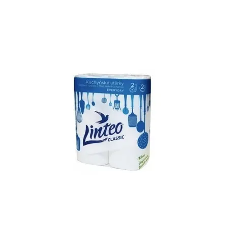 Ręcznik papierowy biały celuloza 2-warstwowy 9,3m LINTEO/KOALA 2szt /600470/