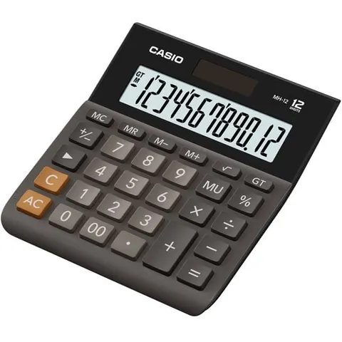 Kalkulator biurowy Casio MH-12BK-S