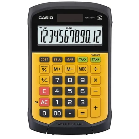 Kalkulator 12-pozycyjny CASIO WM-320MT wodoodporny WM-320MT/