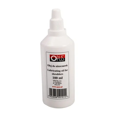 Uniwersalny olej Opus do niszczarek 100ml do smarowania noży tnących