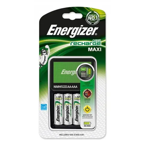 Energizer Ładowarka do akumulatorków MAXI + POWER PLUS AA / 4SZT (2000 mAh)