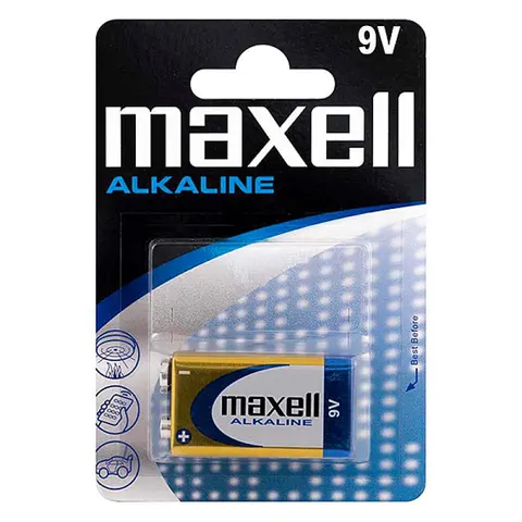 Bateria alkaliczna 9V 6LR61 MAXELL 1szt.
