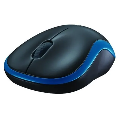 Mysz optyczna bezprzewodowa LOGITECH M185 czarno-niebieska /910-002239/