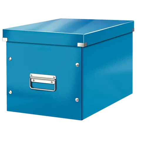 Pudło LEITZ WOW CS uniwersalne L 300x300x330 mm niebieskie /61080036/