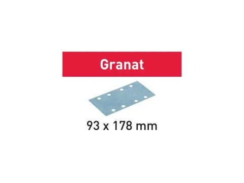 Festool arkusz ścierny granat stf 93x178 p100 100x 499633