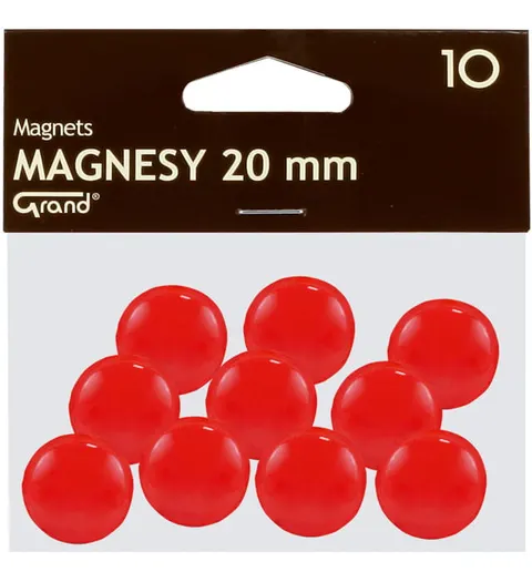 Magnesy 20mm GRAND czerwone (10) 130-1688