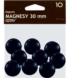 Magnesy 30mm GRAND czarne (10) 130-1694