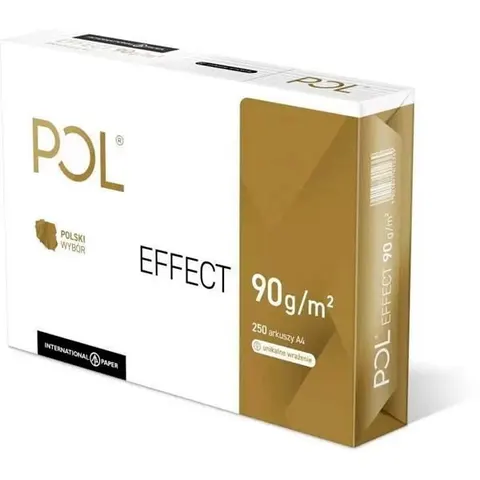 Papier ksero biały A4/90 klasa A CIE168 POLEFFECT 250szt