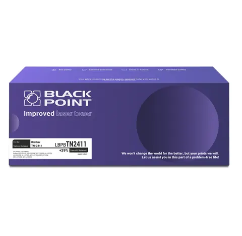 Toner BROTHER TN-2411 czarny BLACK POINT 1200s /LBPBTN2411/