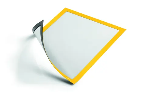 Ramka magnetyczna A4 DURABLE DURAFRAME MAGNETIC żółta 5szt. /486904/