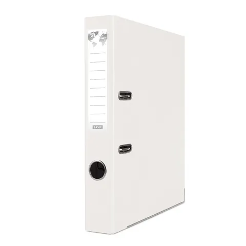 Segregator na dokumenty Basic A4 50 mm biały