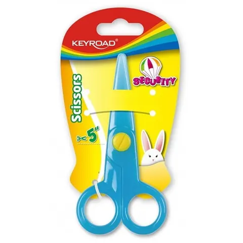 Nożyczki 12,5cm szkolne SECURITY KEYROAD