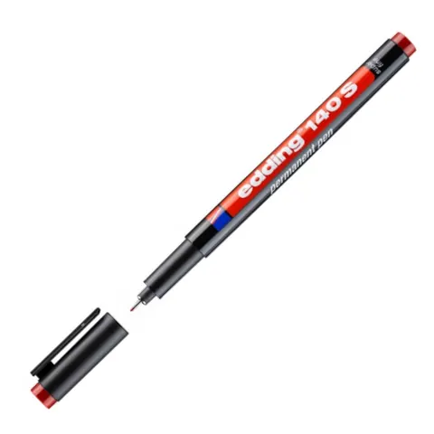 Marker foliopis/do CD 0,3mm S okrągły EDDING 140S czerwony 1szt. /140S/002/CZ ED/