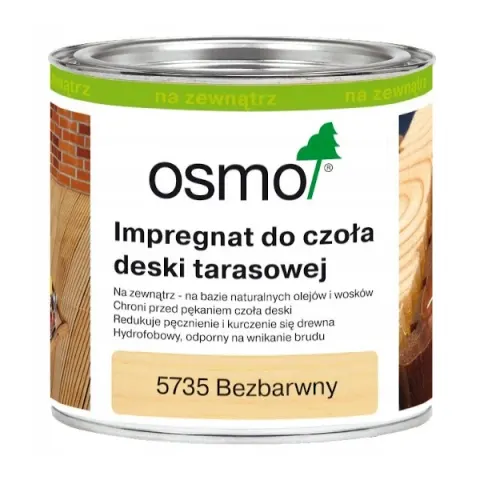 Osmo 5735 Bezbarwny Impregnat do czoła deski tarasowej 5735/0,375